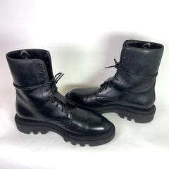 Givenchy Leather Combat Lace-Up Boots