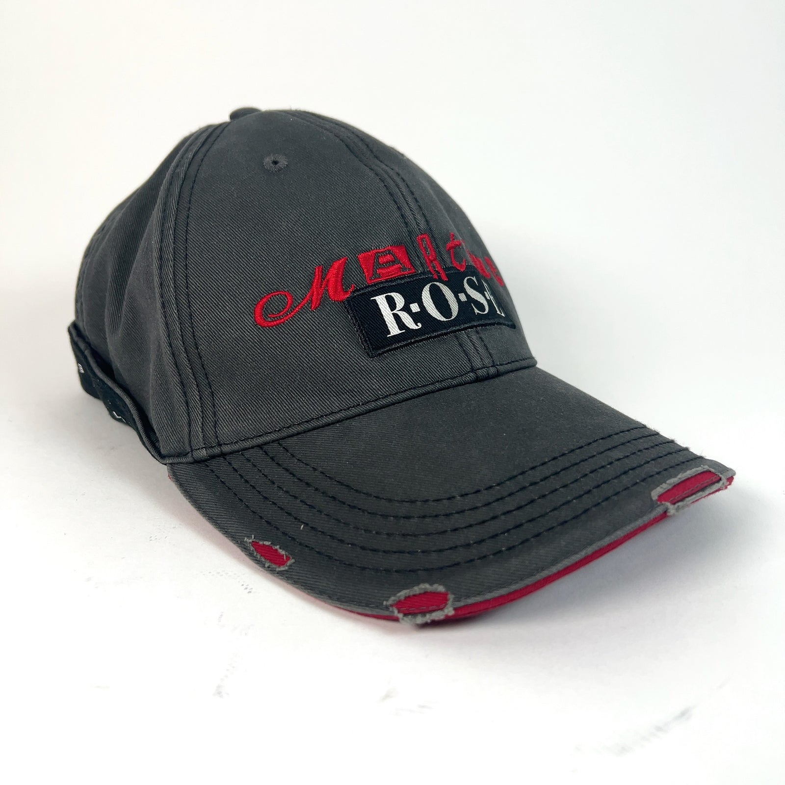 Martine Rose Logo Roll Back Graphic Hat