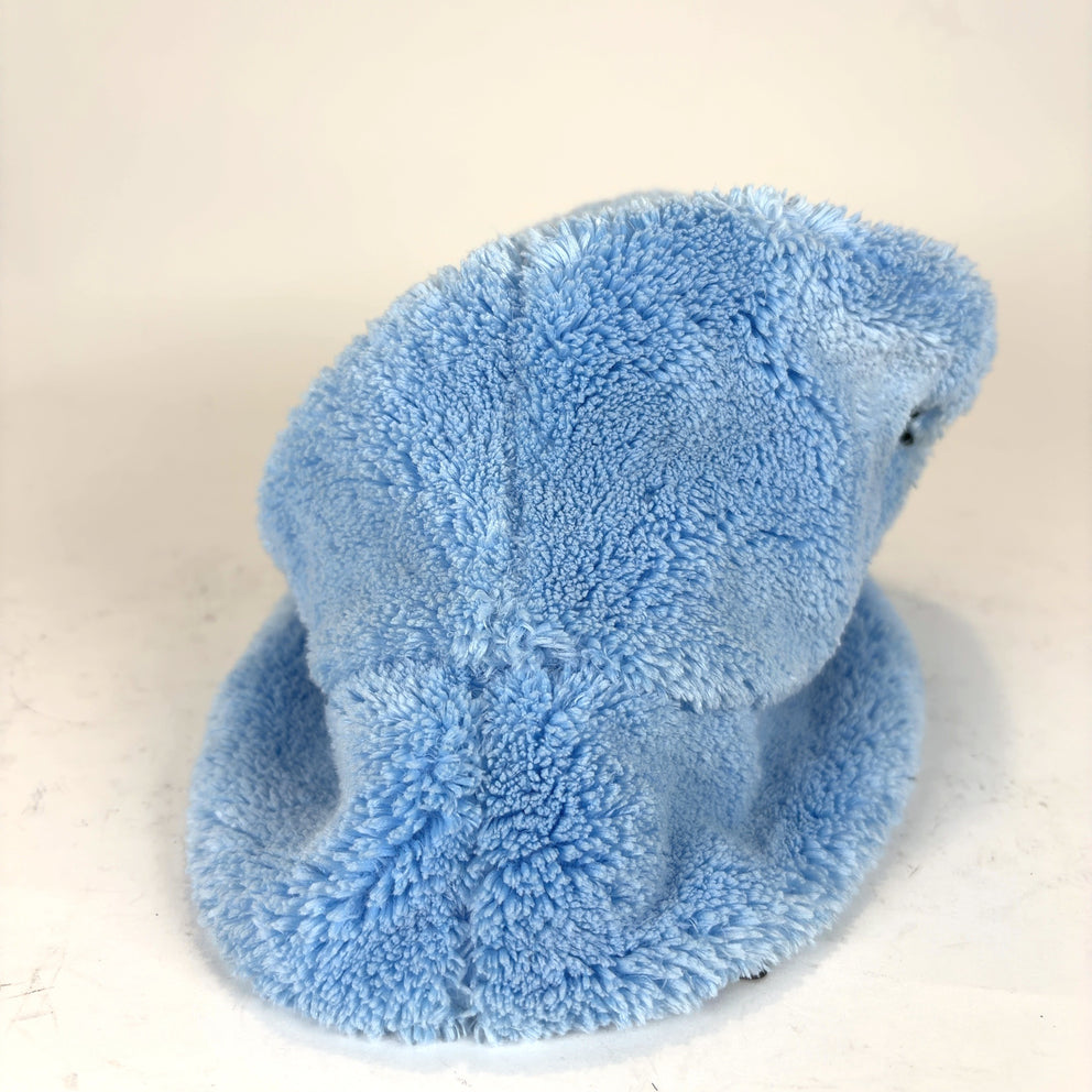 Prada Shearling Blue Bucket Hat