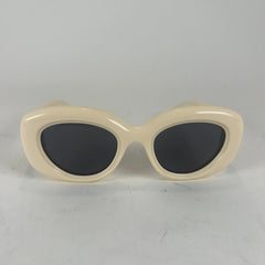 Bonnie Clyde Oval Shaped Acetate Sunglasses