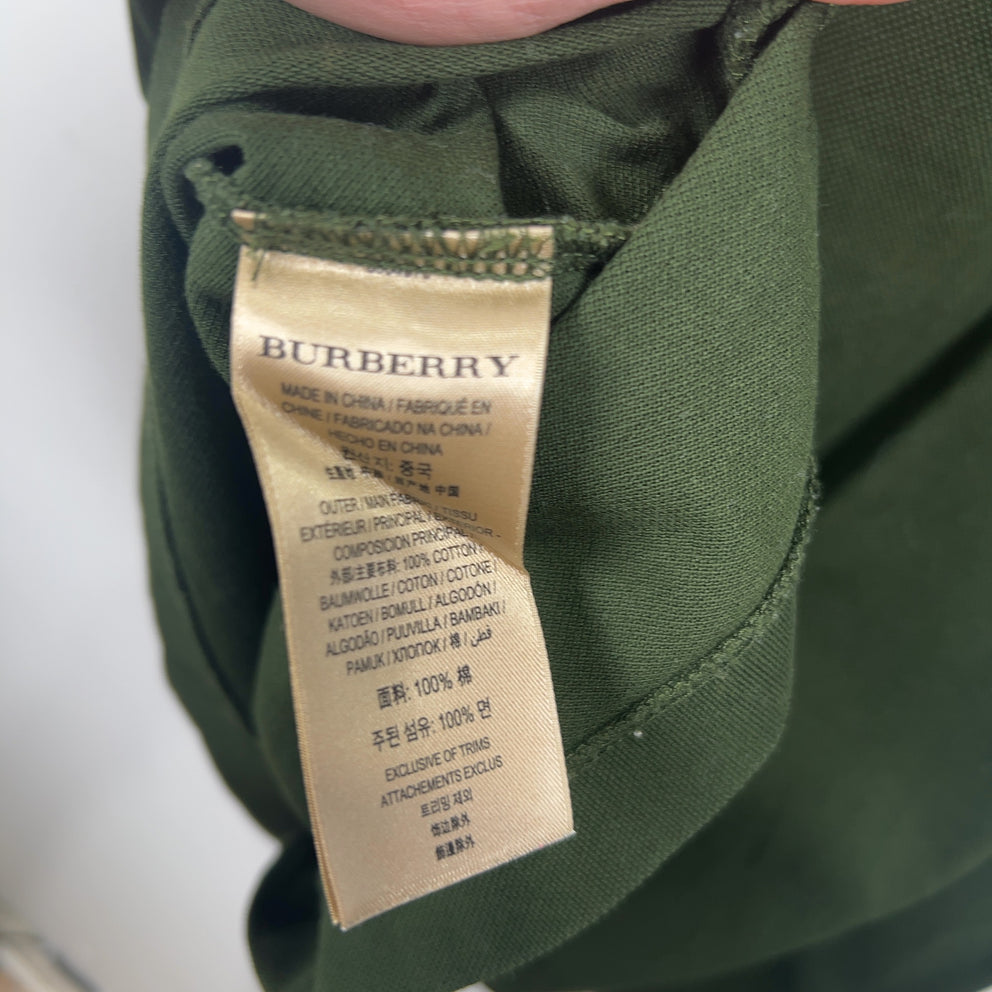 Burberry Embroidered Logo Polo
