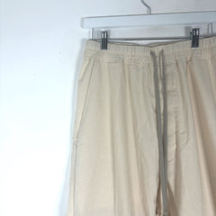 Rick Owens SS22 Fogachine Cotton Linen Drop-Crotch Pants
