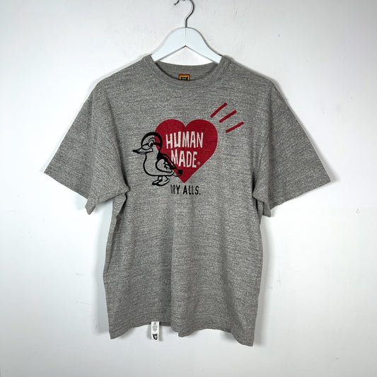 Human Made Duck Heart Logo Graphic T-Shirt