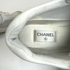 Chanel White Interlocking C Trainers