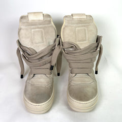 Rick Owens Suede Jumbolace Geoabaskets