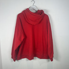 Maison Margiela MM6 Red Logo Poncho Hoodie Size L