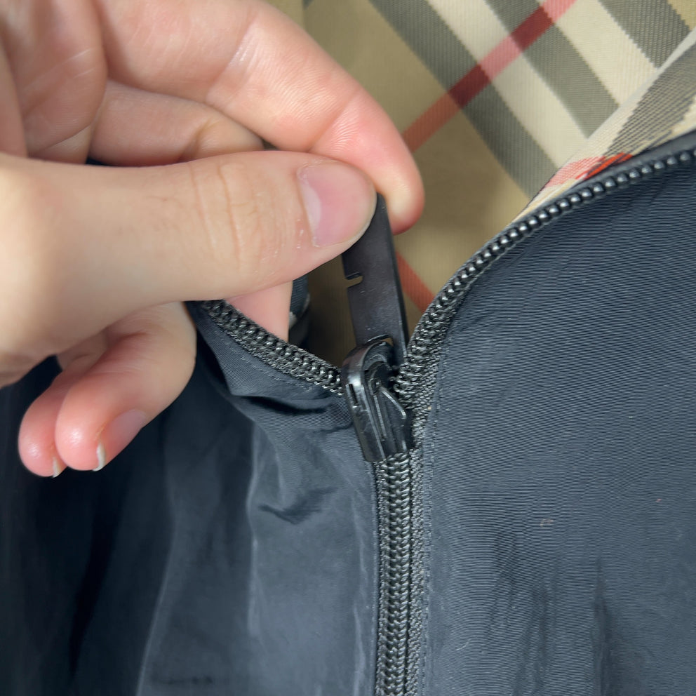 Burberry Reversible Check Hooded Jacket
