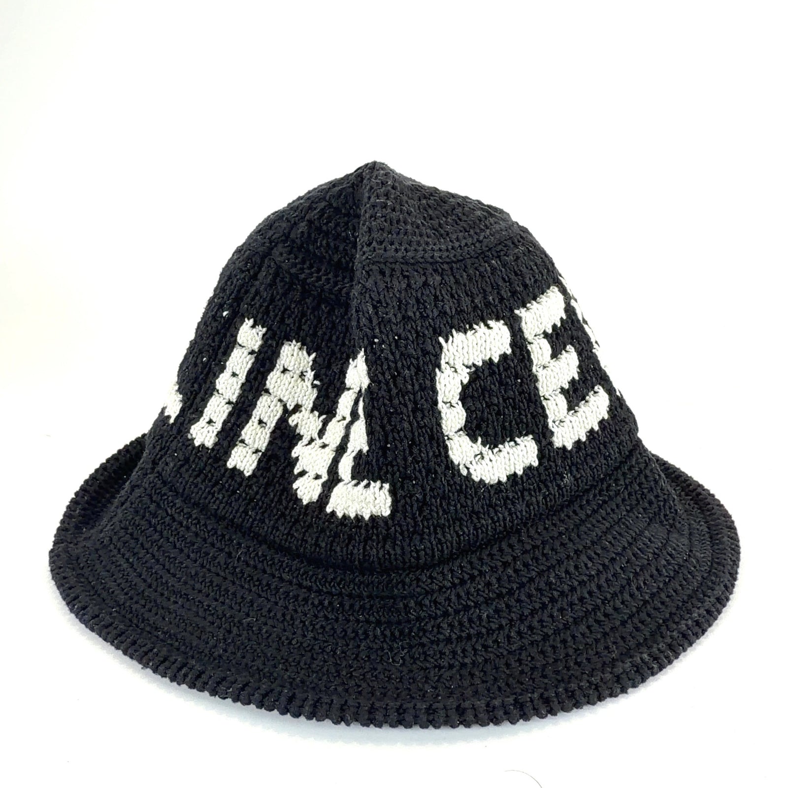 Celine Knitted Logo Bucket Hat
