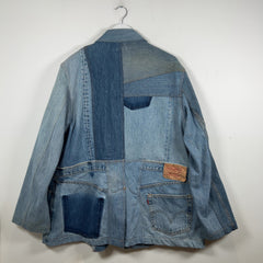 Needles Denim Patchwork Reconstructed Chore Jacket
