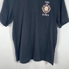 Casablanca Logo Motif Black T-Shirt