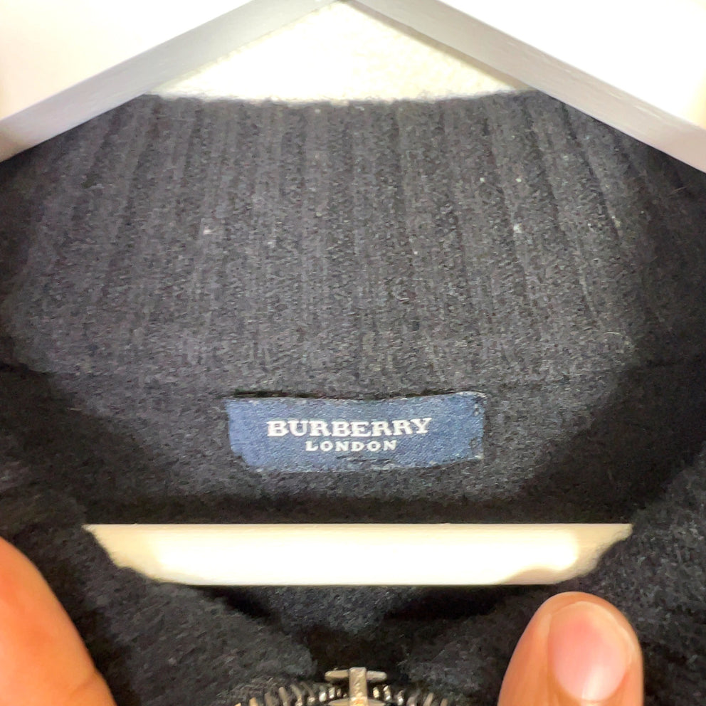 Burberry London Vintage Check Wool Zip-Up Jacket