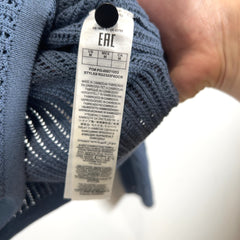 Rag & Bone Knitted Cropped Button-Up Polo Shirt