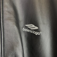 Balenciaga 3B Oversized Lambskin Track Jacket