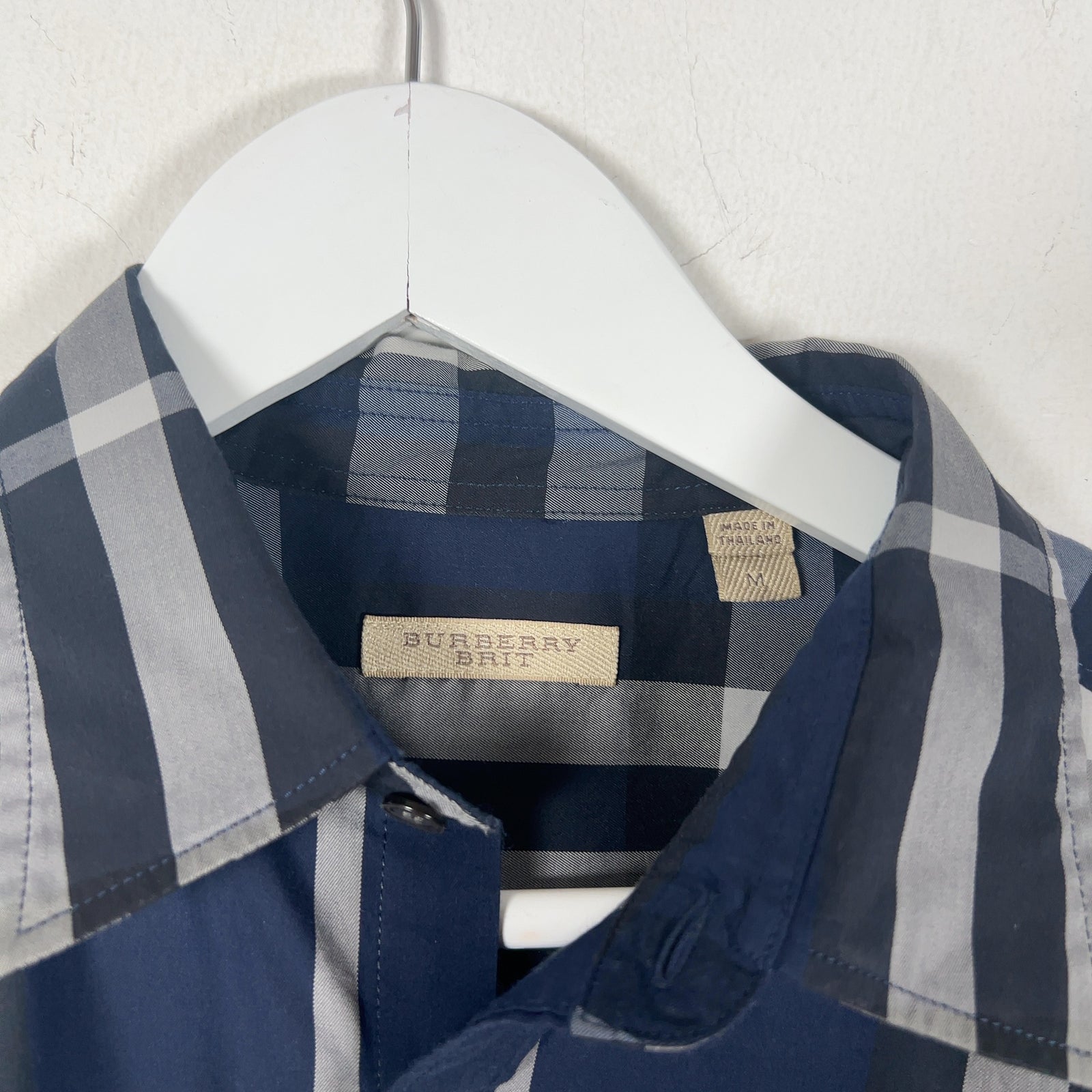 Burberry Blue Check Shirt