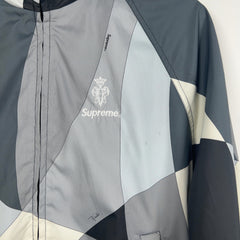 Supreme x Emilio Pucci Greyscale Color Block Sport Jacket