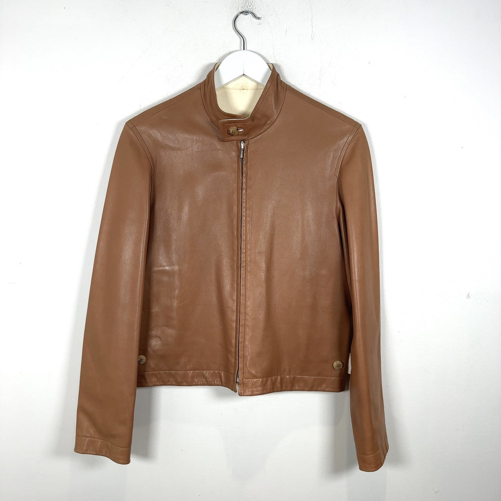 Hermes Reversible Lambskin Leather Jacket