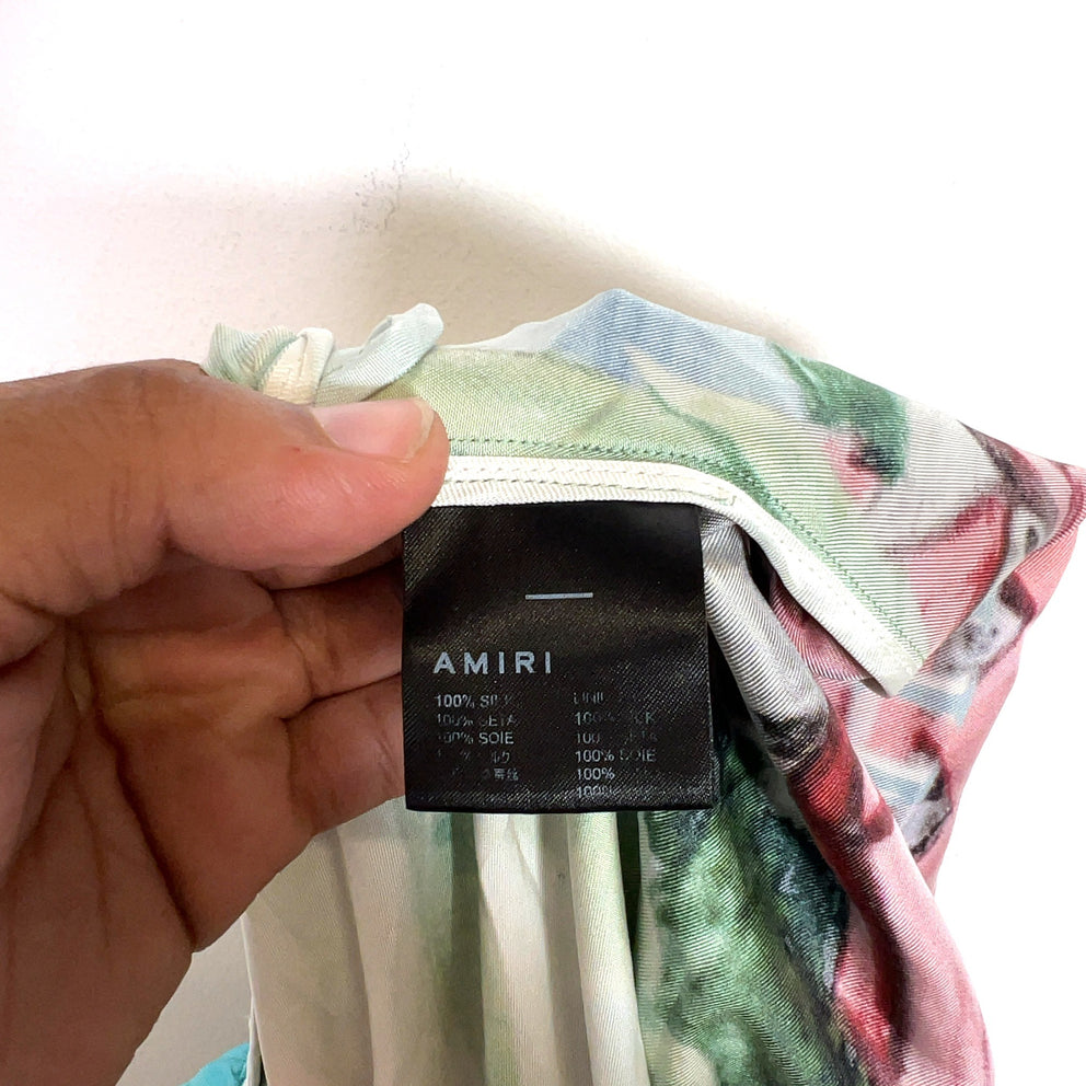 Amiri Eden Rock 'St. Barthélemy' Silk Shorts