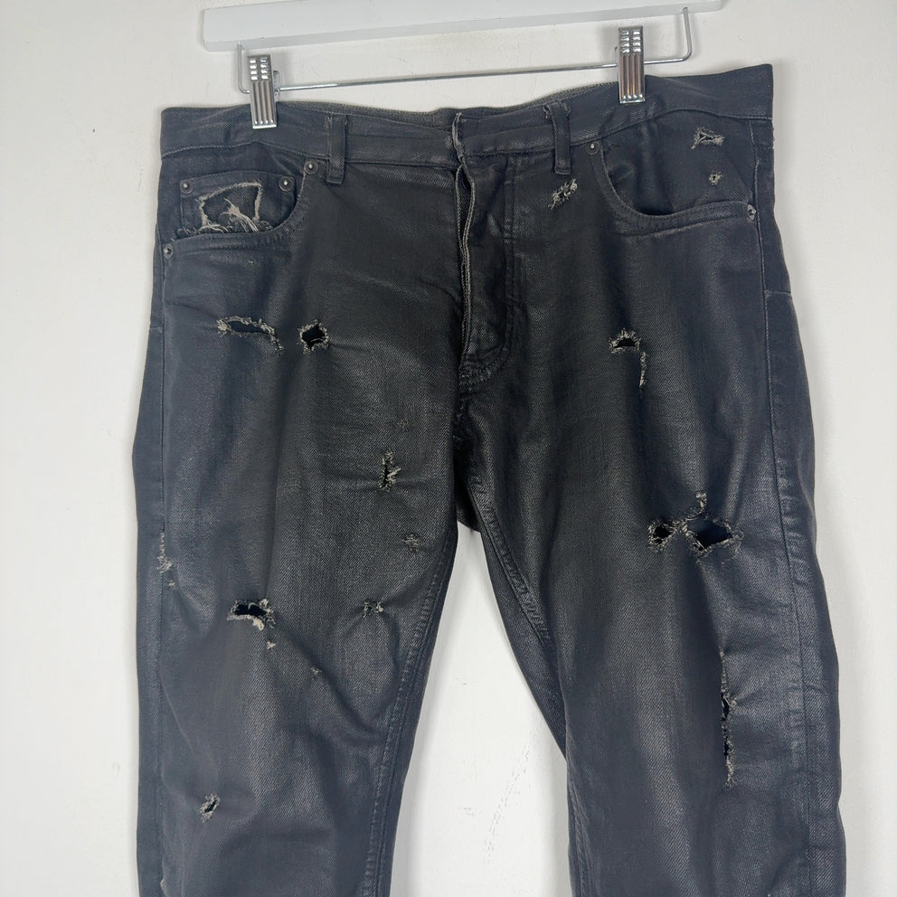 Dior SS04 'Strip' Denim Jeans