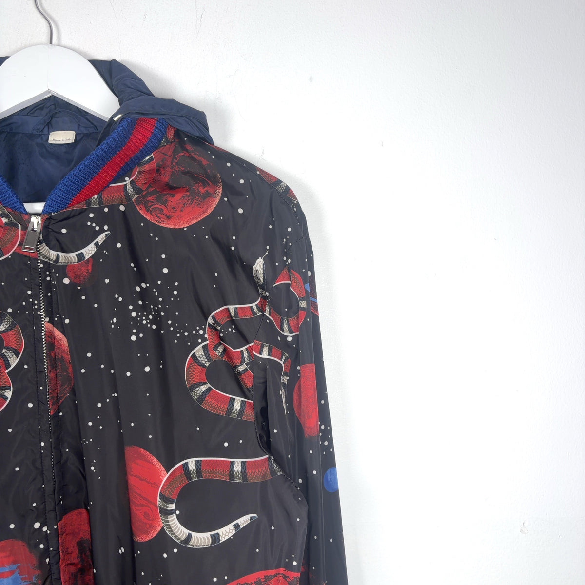 Gucci Space Snake Graphic Windbreaker Jacket