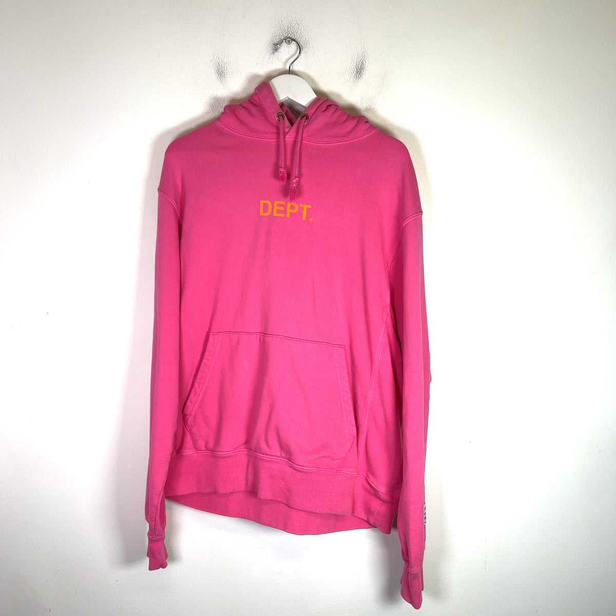 Gallery Dept Pink Dept Logo Hoodie