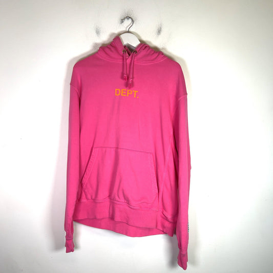 Gallery Dept Pink Dept Logo Hoodie