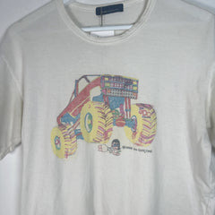 Comme Des Garcons Water Color Monster Truck Graphic T-Shirt