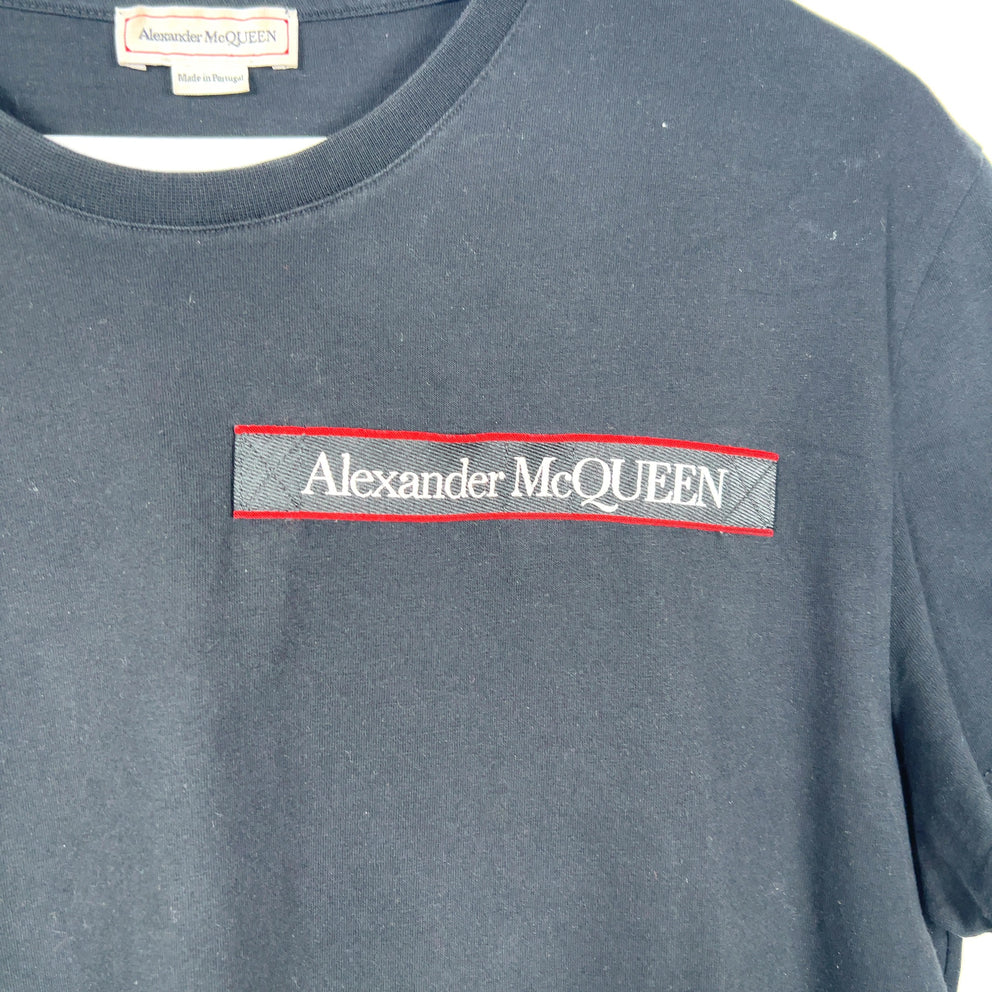 Alexander McQueen Selvedge Tape Logo T-Shirt