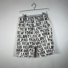 Helmut Lang All Over City Print Shorts