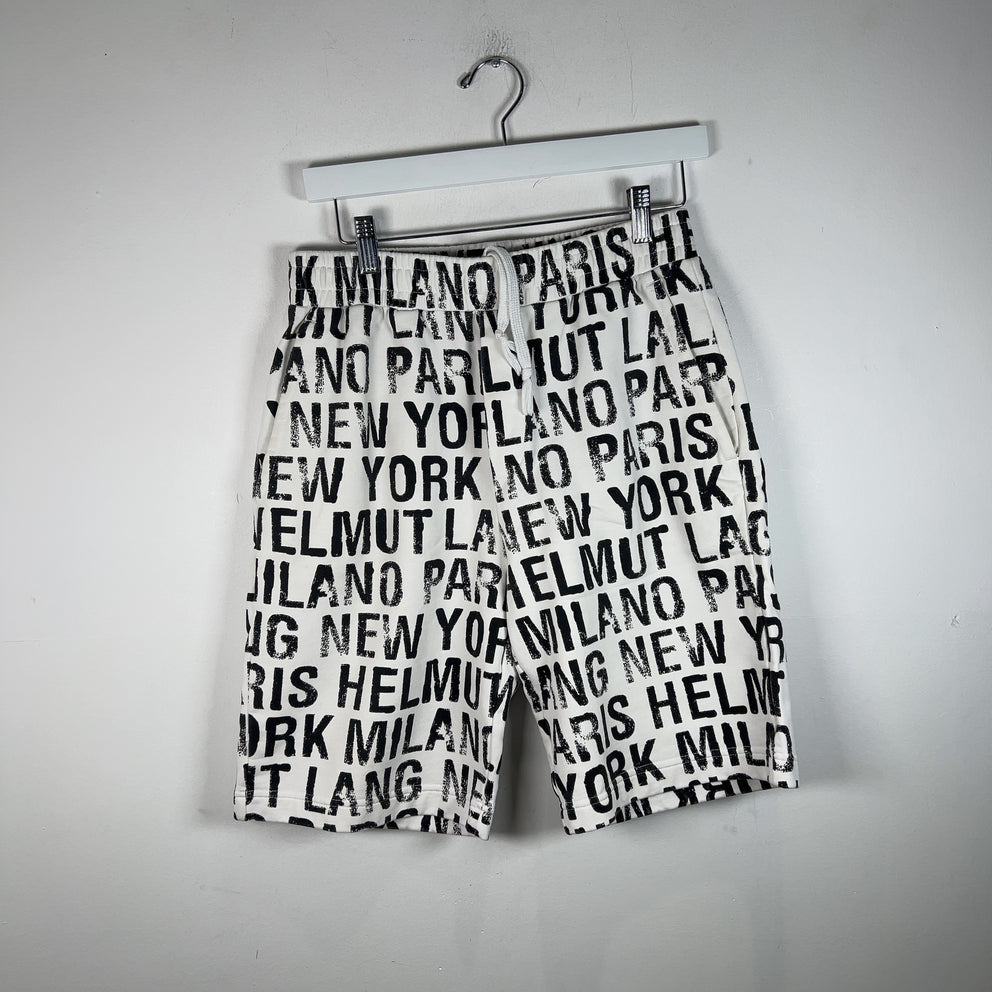 Helmut Lang All Over City Print Shorts