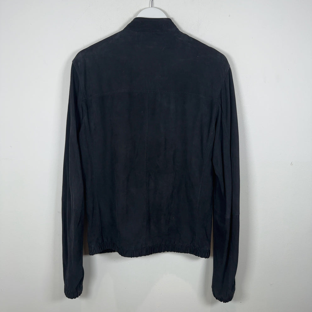 Prada Suede Zip-Up Jacket