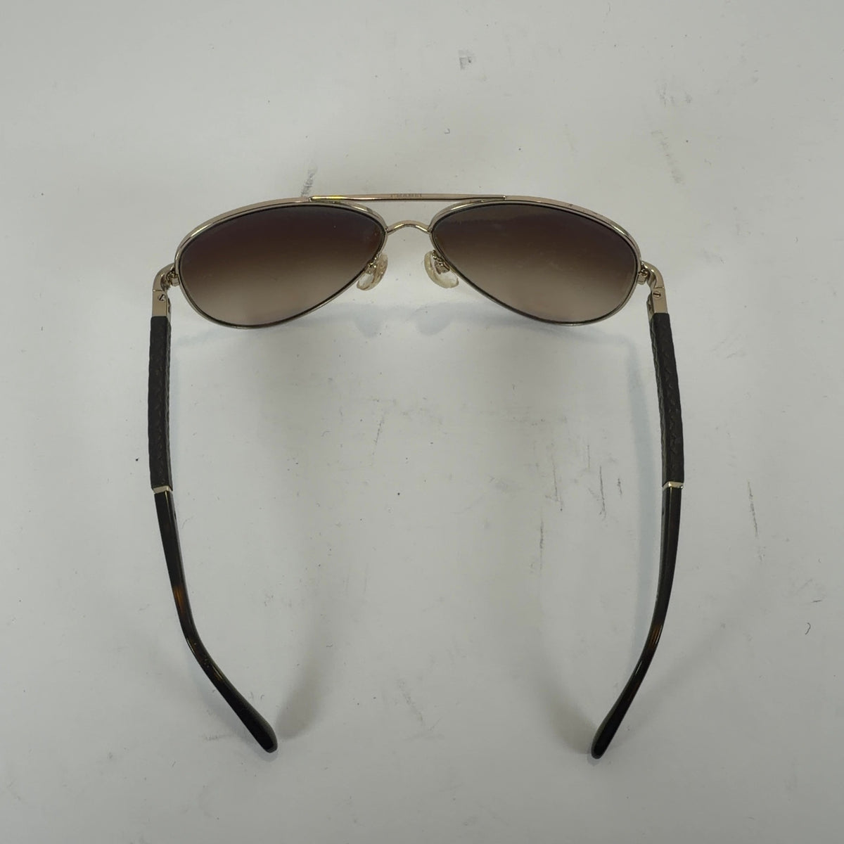 Chanel Lambskin Quilted CC Aviator Sunglasses