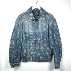 Louis Vuitton x Yayoi Kusama 'All-Over Pumpkin' Denim Zip-Up Jacket