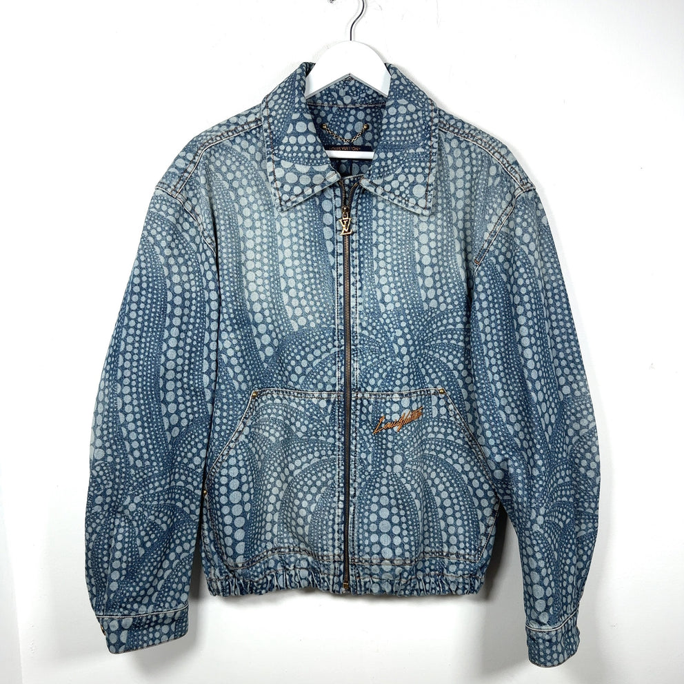 Louis Vuitton x Yayoi Kusama 'All-Over Pumpkin' Denim Zip-Up Jacket