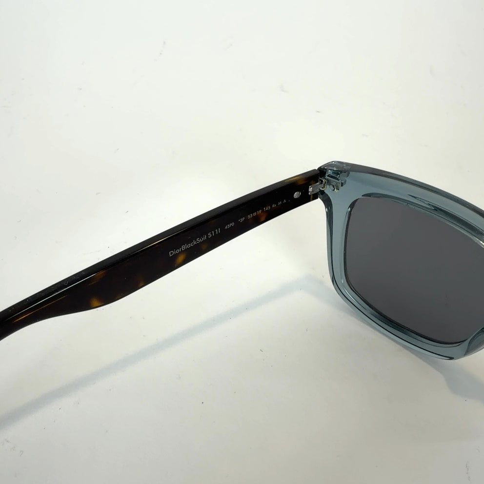 Dior Tie Logo Acetate Wayfarer Sunglasses