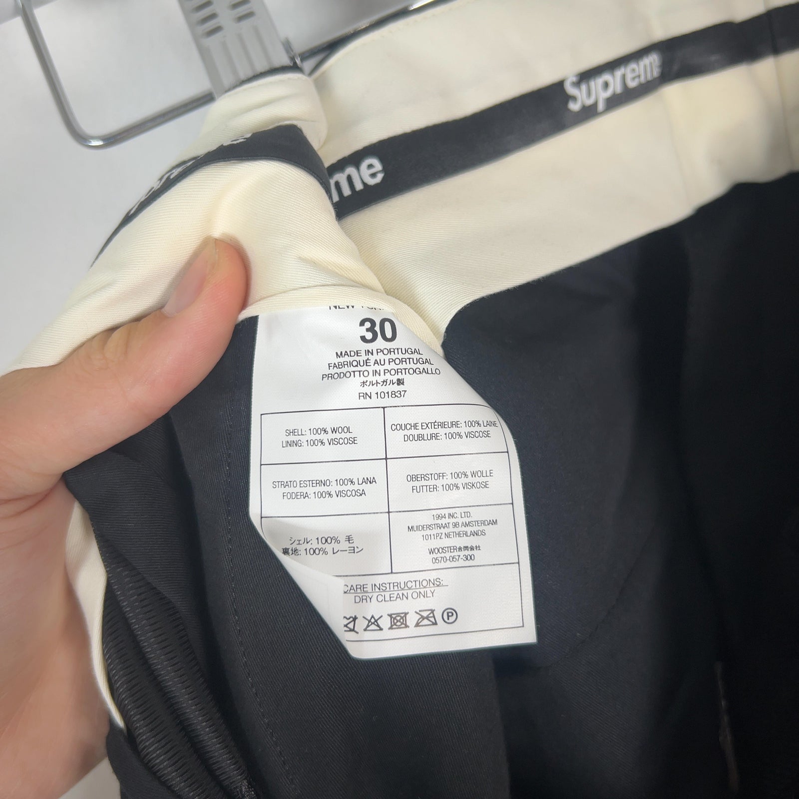 Supreme x Locharron Plaid Suit Pants