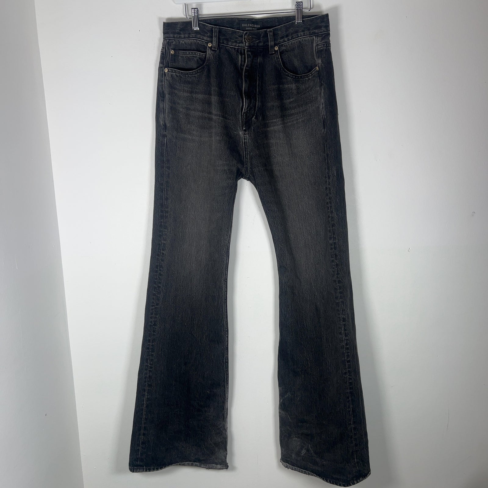 Balenciaga Garde Robe Flared Denim Jeans