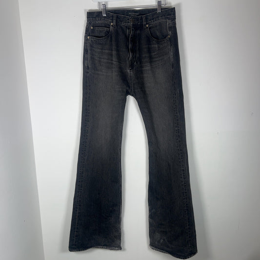 Balenciaga Garde Robe Flared Denim Jeans
