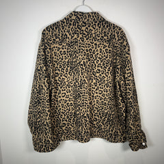 Supreme Leopard Zip-Up Work Light Jacket