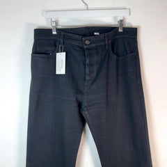 The Row Straight Leg Black Jeans