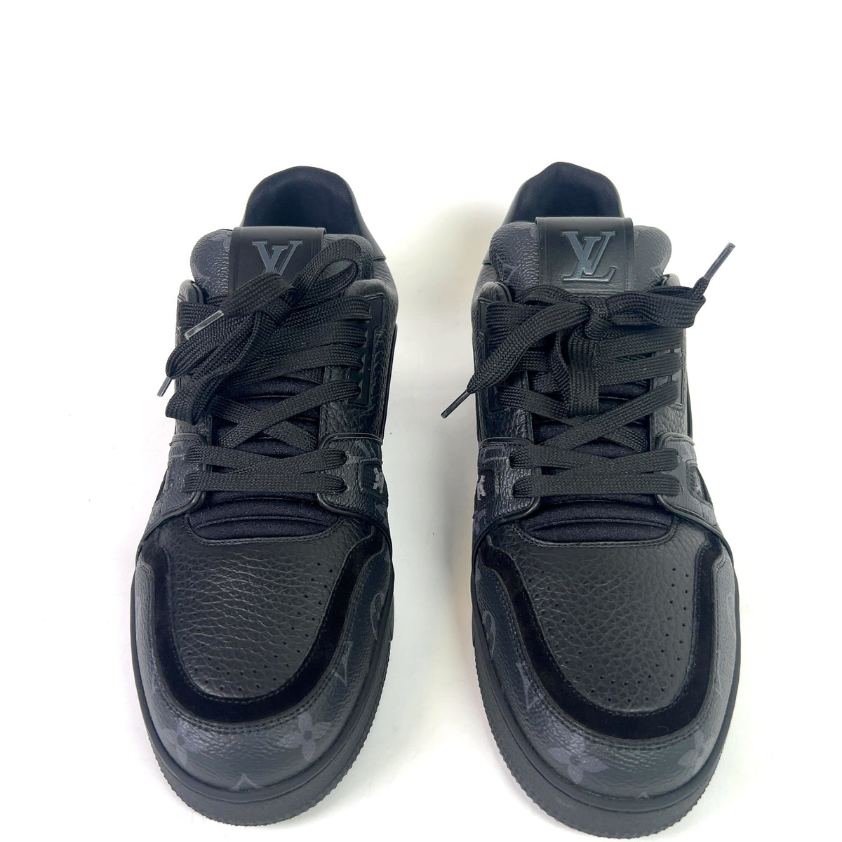 Louis Vuitton Triple Black Monogram Trainers