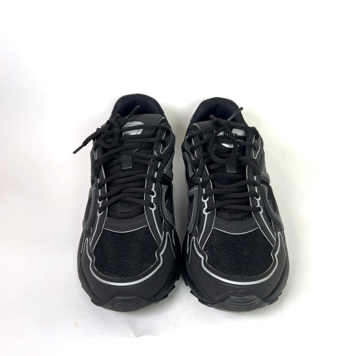 Dior B30 Triple Black Mesh Microfiber Sneakers