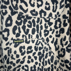 Supreme Leopard Zip-Up Work Light Jacket