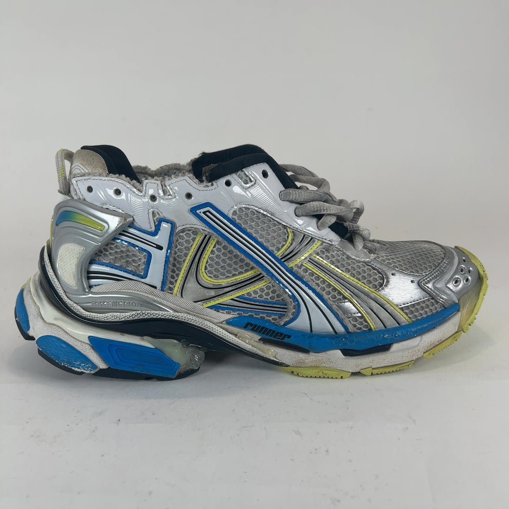 Balenciaga Yellow/Blue Mesh Runners