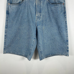 Supreme Embroidered 'New York' Denim Shorts