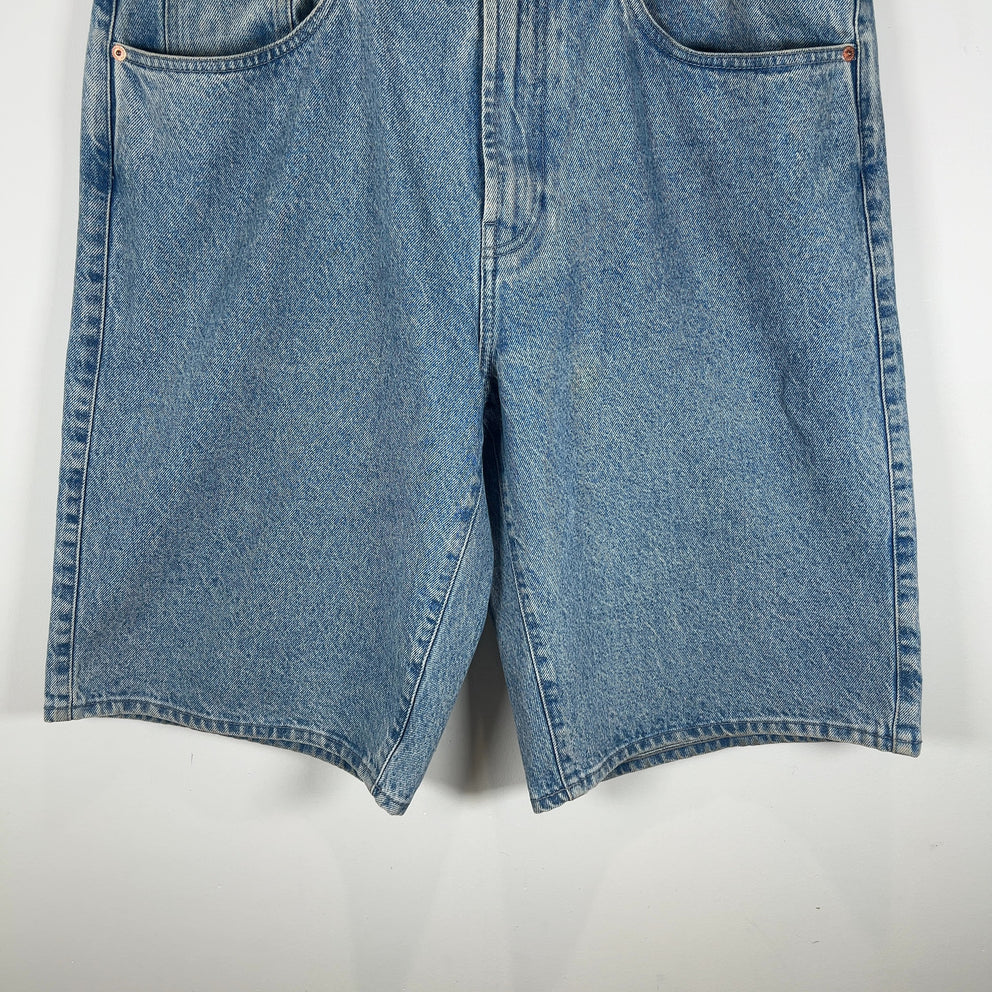 Supreme Embroidered 'New York' Denim Shorts