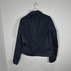 Rick Owens Navy Nylon Work Jacket Size S