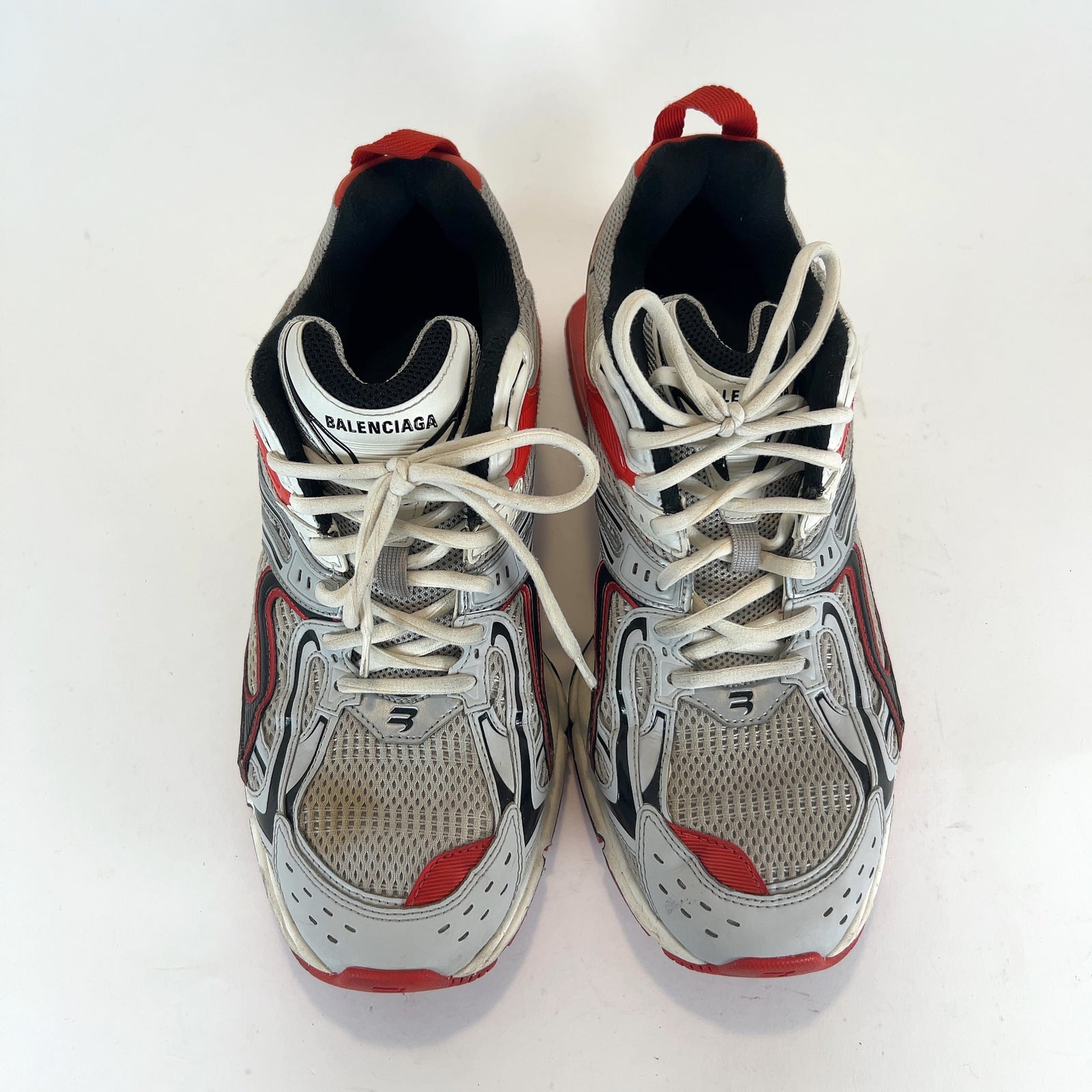 Balenciaga X-Pander Red/Grey Lowtop Sneakers