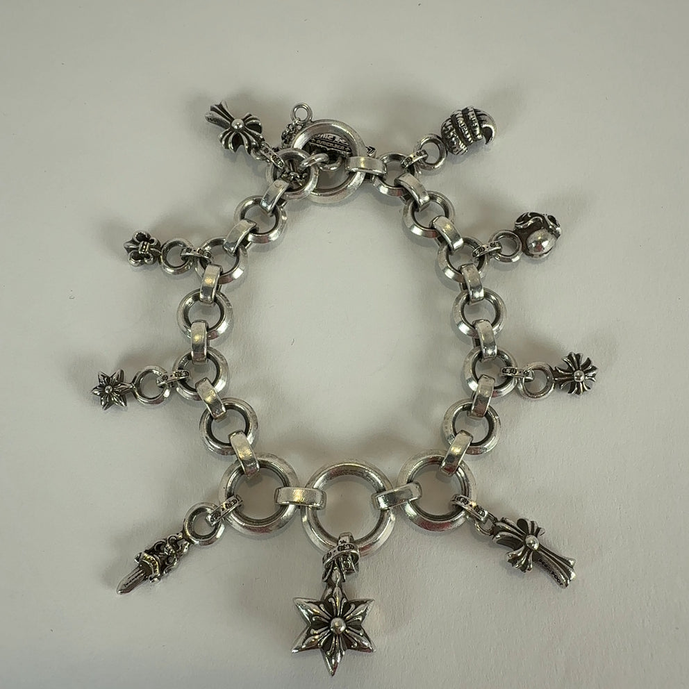 Chrome Hearts Multi Motif Charm Bracelet