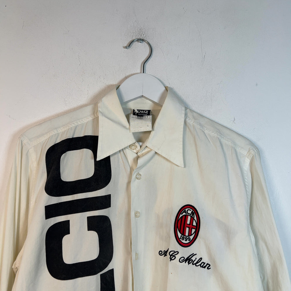 Dolce & Gabbana Vintage Calcio Print Shirt