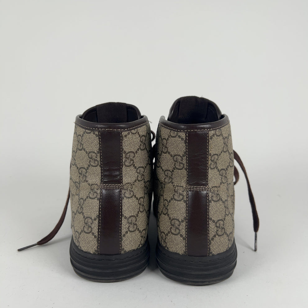 Gucci GG Supreme Hightop Sneakers